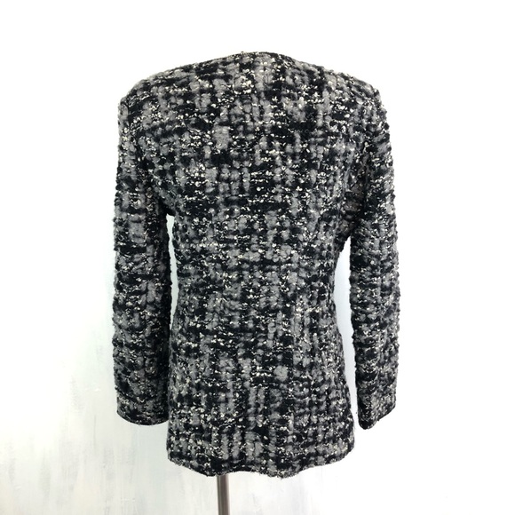 Club Monaco Lilias Boucle Wool Blend Blazer 2 - Picture 5 of 8